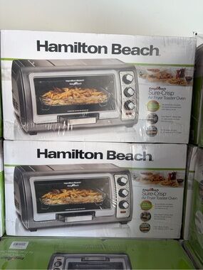 Hamilton Beach Toaster Oven - Silver and Black Accents
